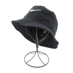 ナイキ NIKE APECKS SQ Swoosh Bucket Hat バケットハット バケハ 帽子 L ロゴ 刺繍 黒 ブラック FB5382-010 /AEのサムネイル