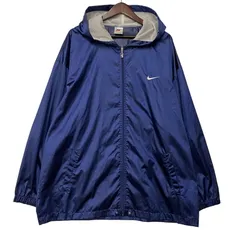 【中古品】 OLD NIKE オールドナイキ S7-06-11-PRA 白タグ 00S HOODED NYLON JACKET 00年代 フーデッドナイロンジャケット アウター 長袖 【146-250728-ma-11-izu】