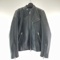 ク*読様 Jack rose 羊革 シングル ライダース レザー ジャケット バ 