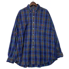 【中古品】Polo by Ralph Lauren ポロバイラルフローレン BLAIRE 90S LS BD CHECK SHIRT ブレア 90年代 ロングスリーブ ボタンダウンチェックシャツ トップス 長袖 【146-250627-ma-18-izu】