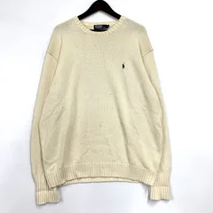 【現状渡し品】Polo by Ralph Lauren ポロバイラルフローレン COTTON KNIT SWEATER コットン ニット セーター 長袖 トップス 【146-250605-as-16-izu】