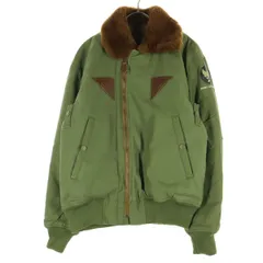 SESSLERMFGCO セスラー プリント 長袖 B-15A フライトジャケット 38 カーキ メンズ 古着