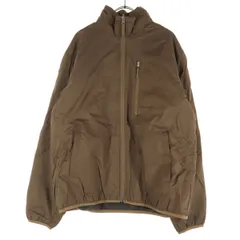 美品 UNIQLO ユニクロ 長袖 フリースジャケット XL ブラウン リバーシブル メンズ 古着