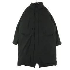 GU ジーユー 長袖 中綿コート L ブラック メンズ 古着