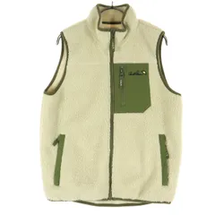 美品 Arnold Palmer アーノルドパーマー ベスト フリースジャケット XS アイボリー メンズ 古着