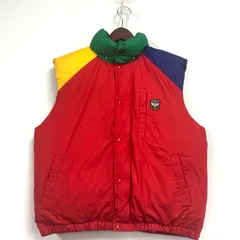 【現状渡し品】POLO RALPH LAUREN ポロ・ラルフローレン CRAZY PATTERN CREST DOWN VEST クレイジーパターンクレストダウンベスト トップス アウター ベスト 【146-250525-ma-03-izu】