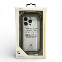 iFace Reflection iPhone 14 Pro ケース クリア　ブラウン　 強化ガラス アイフェイス アイフォン14pro