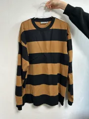 Carhartt カーハート WIP ストライプ コットン ニット Lサイズ