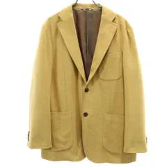 NEWYORKER ニューヨーカー テーラードジャケット M イエロー系 メンズ 古着