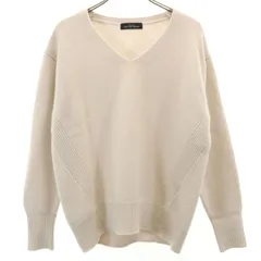 UNITED ARROWS GREEN LABEL RELAXING ユナイテッドアローズ グリーンレーベルリラクシング 長袖 Vネック ニット ピンク系 レディース 古着