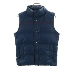 TOMMY HILFIGER トミーヒルフィガー ダウンベスト M ネイビー メンズ 古着