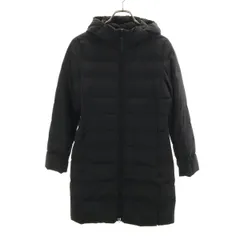 UNIQLO ユニクロ ウルトラライト フーデット ダウンコート XS ブラック レディース 古着