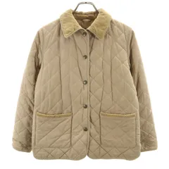 Eddie Bauer エディーバウアー キルティングジャケット PXS ベージュ 中綿 アウトドア レディース 古着