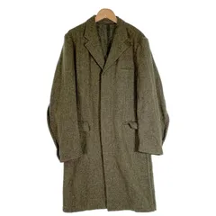 COMME des GARCONS HOMME PLUS コムデギャルソン オムプリュス ウールチェスターコート 比翼 ロング グリーン PJ-04047M AD1998 Size M