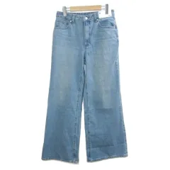 ジーユー GU タグ付き バギーフレアジーンズ デニム 221-359456 L 青 ブルー /X