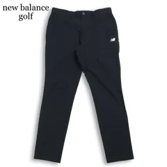 22SS★ new balance golf ニューバランス ゴルフ 通年★ テーパード ストレッチ スラックス パンツ Sz.3 メンズ 黒