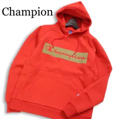 【新品 未使用】 Champion チャンピオン 通年 撥水★ ビッグ ロゴ パーカー プルオーバー フーディー Sz.M メンズ