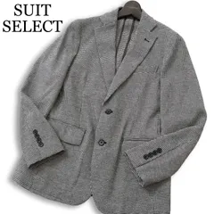 美品★ SUIT SELECT スーツセレクト RBC 秋冬★ ウール混 ツイード 千鳥 テーラード ジャケット Sz.S　メンズ