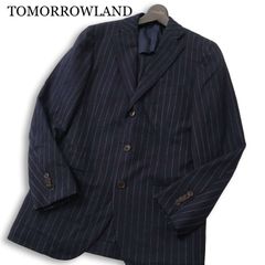 訳あり美品】トゥモローランド テーラードジャケット ネイビー 