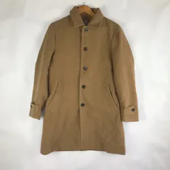 nano universe ステンカラーコート メンズ L ブラウン 3092202601070027