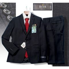 新品未使用✨ジュンコシマダ スーツ 格子柄 REDA AB4 ストレッチ