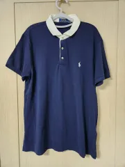 ポロ ラルフローレン メンズ カラ 半袖Tシャツ ネイビー サイズ100