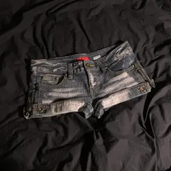 ヴィンテージ y2k デニム ローライズ ショートパンツ
