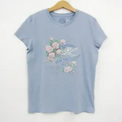 ポロラルフローレン 半袖Ｔシャツ トップス フラワープリント 未使用 キッズ 女の子用 L/G(12-14)サイズ ブルー POLO RALPH LAUREN