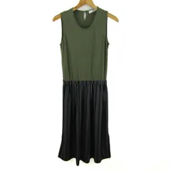 コラージュ ガリャルダガランテ ノースリーブワンピース トップス レディース Fサイズ カーキ×黒×白 COLLAGE GALLARDAGALANTE 【中古】のサムネイル