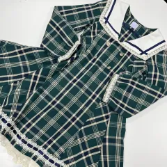 140 アクシーズファム キッズ CHECK セーラー ONE PIECE