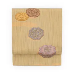 桑色　菓子器模様