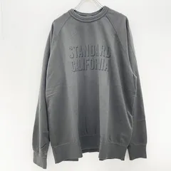【尾張小牧店】 中古 STANDARD CALIFORNIA | スタンダードカリフォルニア スウェット SD PIMA CREW LOGO SWEAT グレー サイズ:XL 【102】【専】