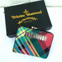 ヴィヴィアン ウエストウッド アングロマニア チェック柄 がま口折り財布
