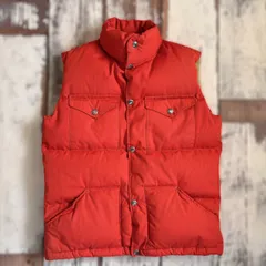 THE NORTH FACE ノースフェイス ダウンベスト 茶タグ 70s ヴィンテージ　オレンジ　XS