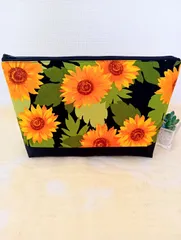 オムツポーチ(ひまわりブラック×ブラック)