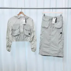 (新品) ビビシーアース セットアップ アノラック+スカート ミント (BBC Earth) S