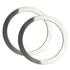 マグネット マグセーフ iPhone シール DIY 磁気増強 Magsafe対応 リング シール 【耐熱性アップ】Magsafe用 (シルバー・2枚入り)