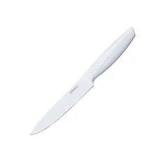 シービージャパン ペティナイフ ステンレス製 ふっ素加工 ホワイト 【食洗機対応】 刃渡り12.6cm 汚れが付きにくいペティナイフ atomicoのサムネイル