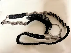 パラコード　スマホ　ショルダー　ストラップ　ハンドメイド　フリル　リボン　2way
