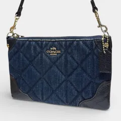 美品 COACH アクセサリーポーチ ハンドバッグ キルティング F65226