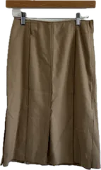 Z1715 【美品】PROPORTIONプロポーション　膝丈スカート　ボトムス　ブラウン　レディース　1サイズ