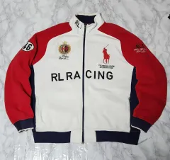 XL ポロラルフローレン ビックポニー RL1 レーシング コットン ジップアップ ジャケット