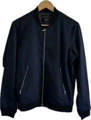 Z1715 【美品】CONFIRMコンファーム　ブルゾン　アウター　ネイビー　メンズ　Mサイズ