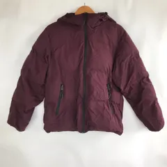 GU 中綿ポリダウンジャケット メンズ M ワインレッド 3092202601070056