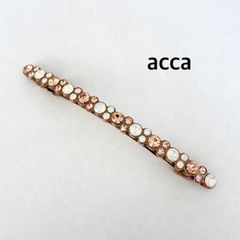 ⭐︎きらきら⭐︎ accaアッカ バレッタ パープル紫ラインストーン