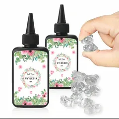 No.357 UVレジン液 100g ソフトタイプ クリア 大容量 ハンドメイド DIY