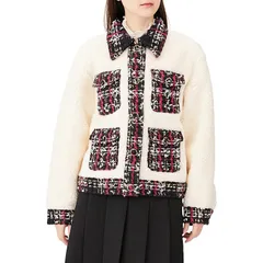 [グレースコンチネンタル] 2023AW ﾂｲｰﾄﾞｺﾝﾋﾞﾎﾞｱｼﾞｬｹｯﾄ レディース 02 ｷﾅﾘ