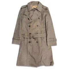 【希少】COMME des GARCONS HOMME PLUS コムデギャルソンオムプリュス　AD1996 96AW　モッズ期　ハウンドトゥース　トレンチコート　メンズ　アーカイブ　ヴィンテージ