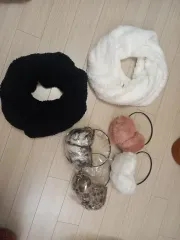 ネックウォーマー(モックトゥ)2点、イヤーマフ4点まとめ出品です。「新品」