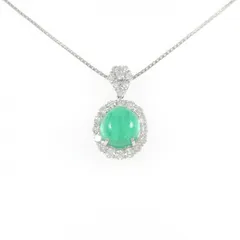 PT900/PT850 エメラルド ネックレス 6.01CT